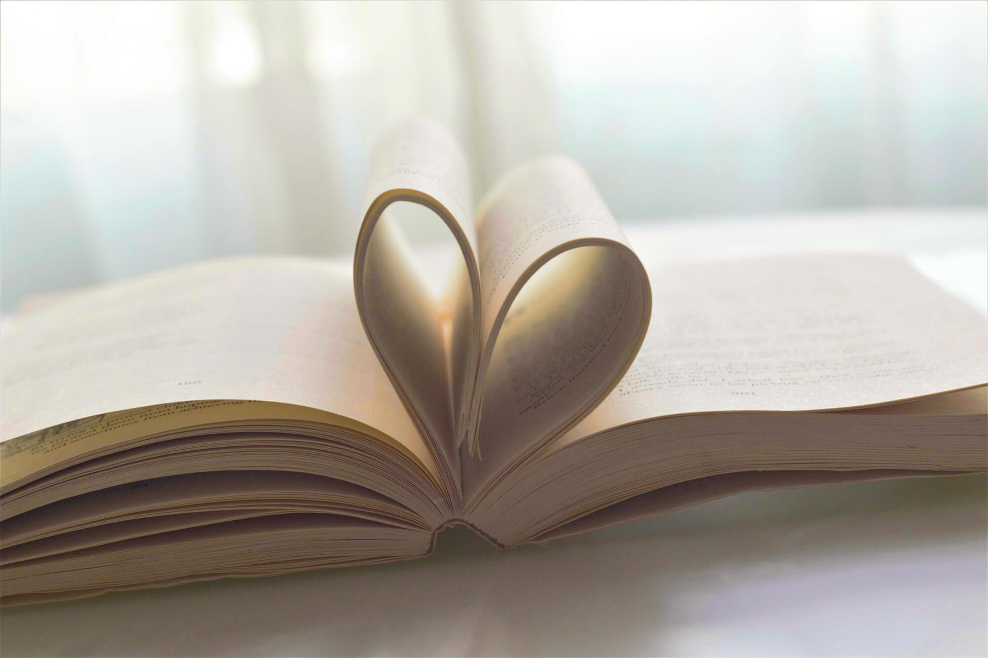 A gesture of love, told with the pages of her favorite novel.