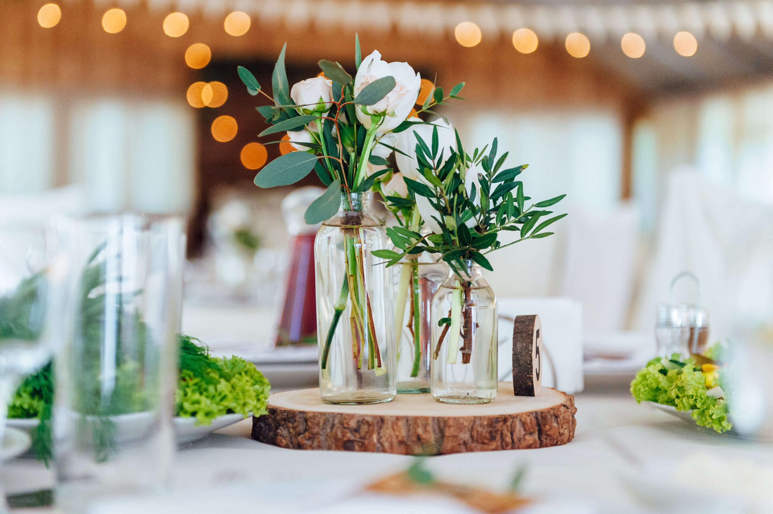 Wedding table setting